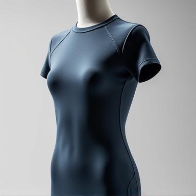 Lumen Fit Smart Tee, a technologically advanced athletic shirt with subtle integrated sensors.